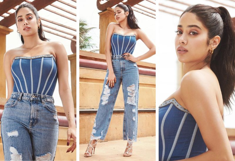 Janhvi Kapoor for Good Luck Jerry promotions