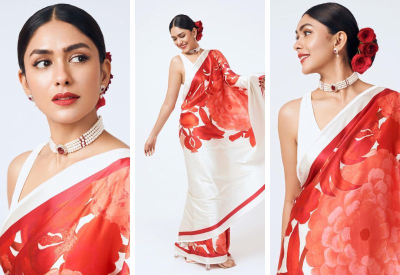 Mrunal Thakur for Sita Ramam promotions (Photo credits: Instagram)