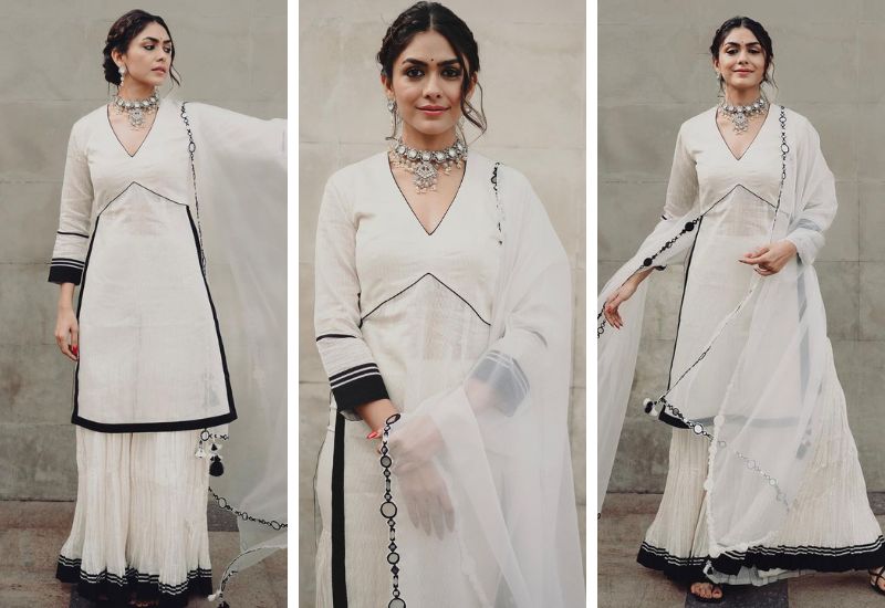 Mrunal Thakur for Sita Ramam promotions (Photo credits: Instagram)