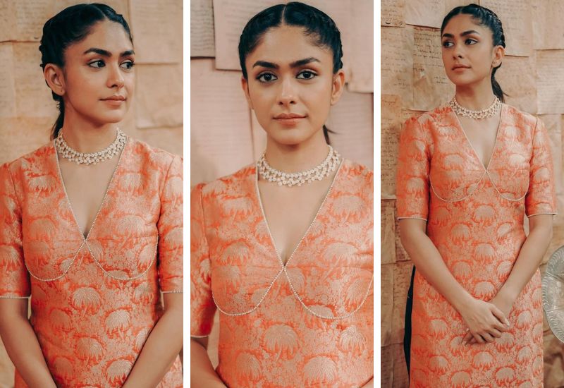 Mrunal Thakur for Sita Ramam promotions (Photo credits: Instagram)