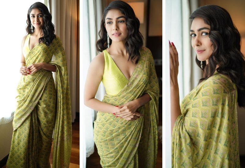 Mrunal Thakur for Sita Ramam promotions (Photo credits: Instagram)