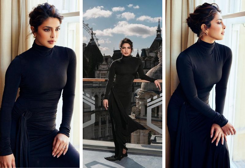 Priyanka Chopra in Victoria Beckham for Citadel promotions in London (Photo credits: Instagram)