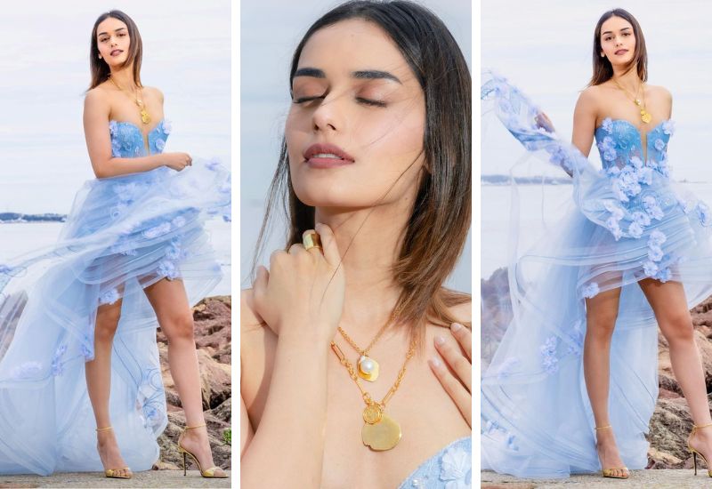 Manushi Chillar Cannes 2023 Fashion Moments (Photo credits: Instagram)