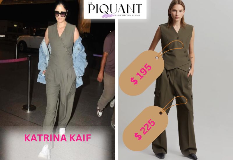 Price Tag - Katrina Kaif in The Frankie Shop at the airport (Photo credits: Instagram)