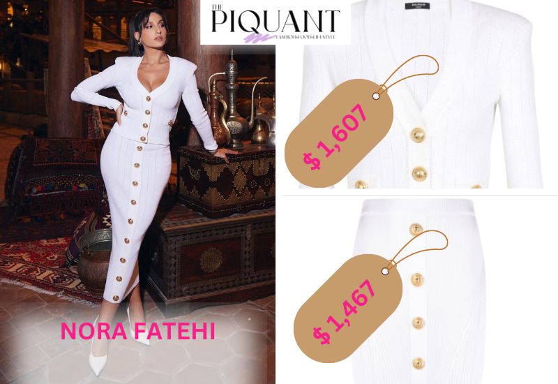 Price Tag: Nora Fatehi in Balmain (Photo credits: Instagram)