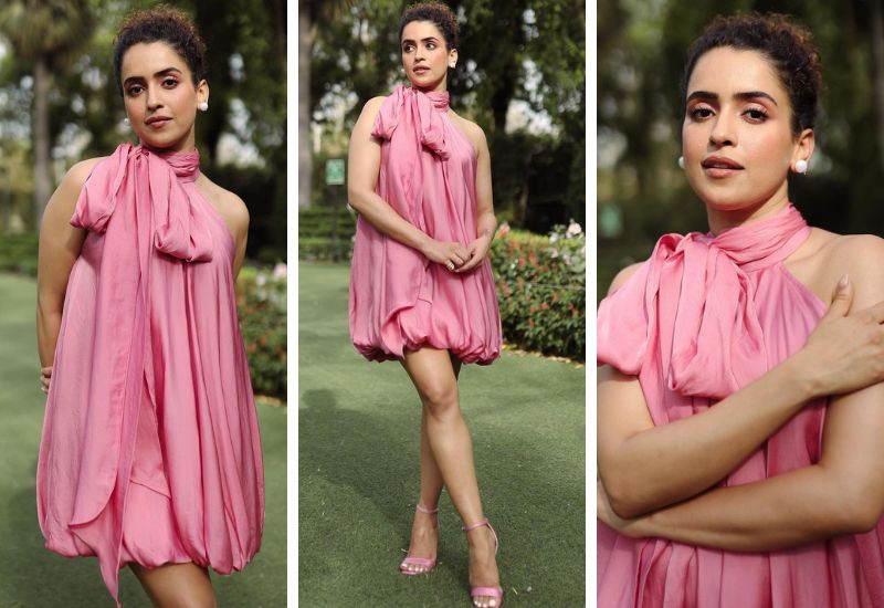 Sanya Malhotra for Kathal promotions (Photo credits: Instagram)