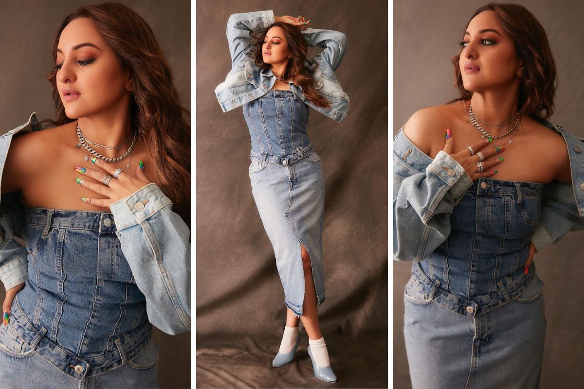 Read more about the article Sonakshi Sinha is tripling up on denim and its chic