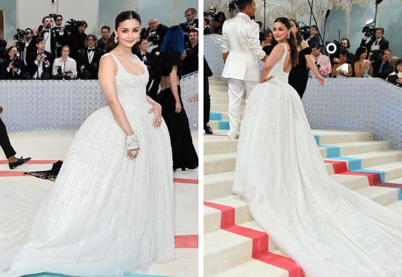 Alia Bhatt in Prabal Gurung for Met Gala 23 (Photo credits: Instagram)