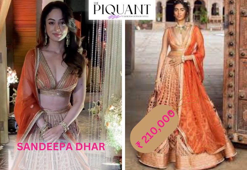 Price Tag - Sandeepa Dhar in Supria Munjal (Photo credits: Instagram)