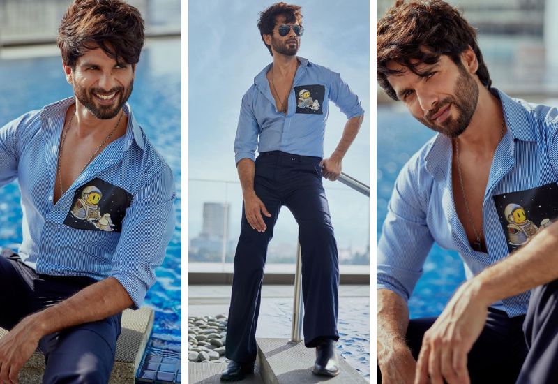 Shahid Kapoor for Bloody Daddy promotions (Photo credits: Instagram)