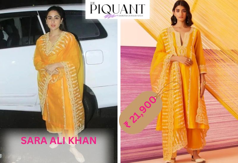 Price Tag - Sara Ali Khan in Sureena Chowdhri (Photo credits: Instagram)