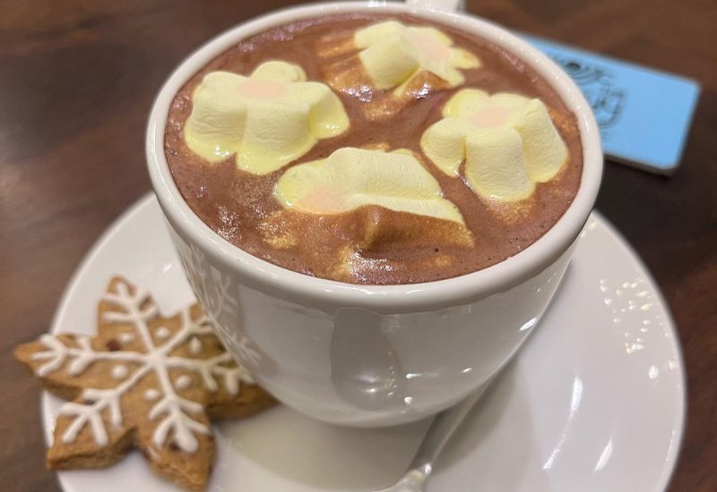 Hot Chocolate at The Happyy Cup Cafe, Thane (Image Credit: Instagram)